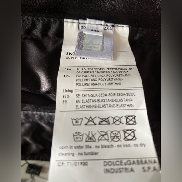 NWT Vintage D & G Dolce & Gabbana Black Bustier Top Size 40 - Picture 14 of 16